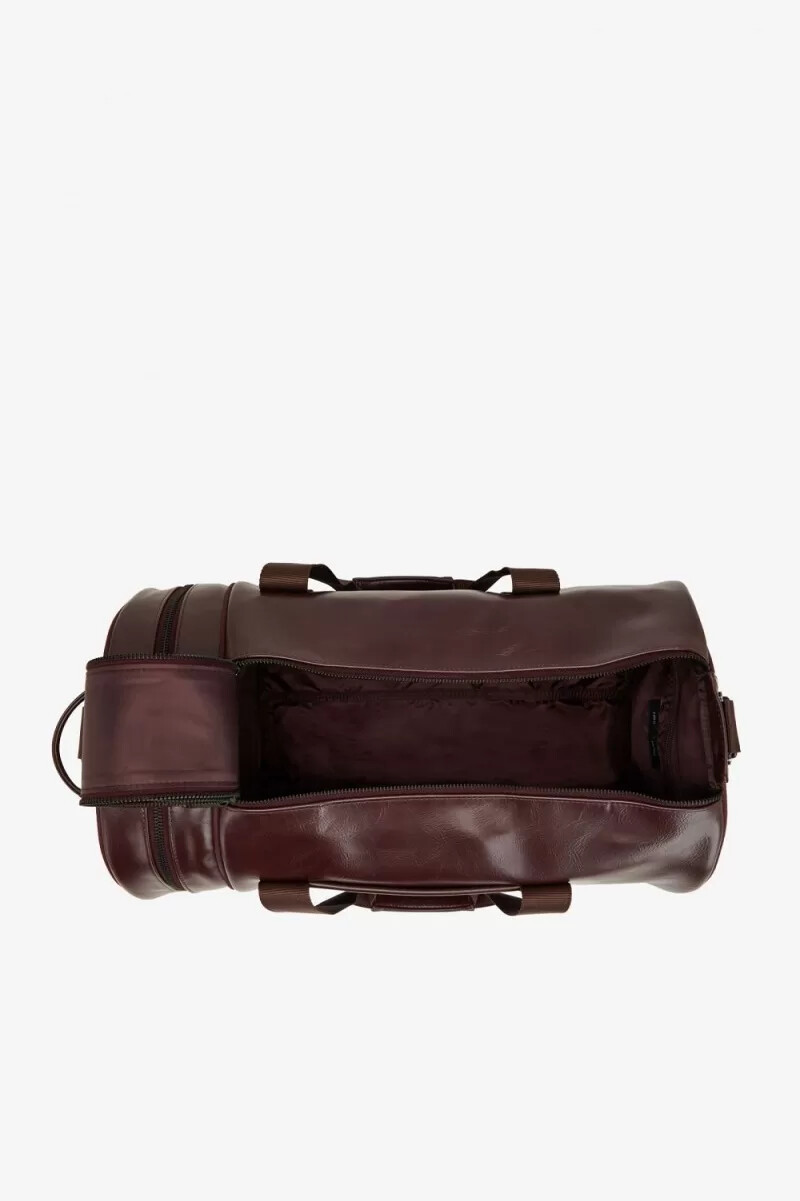 bolsos fred perry tonal barrel para hombre en marrón