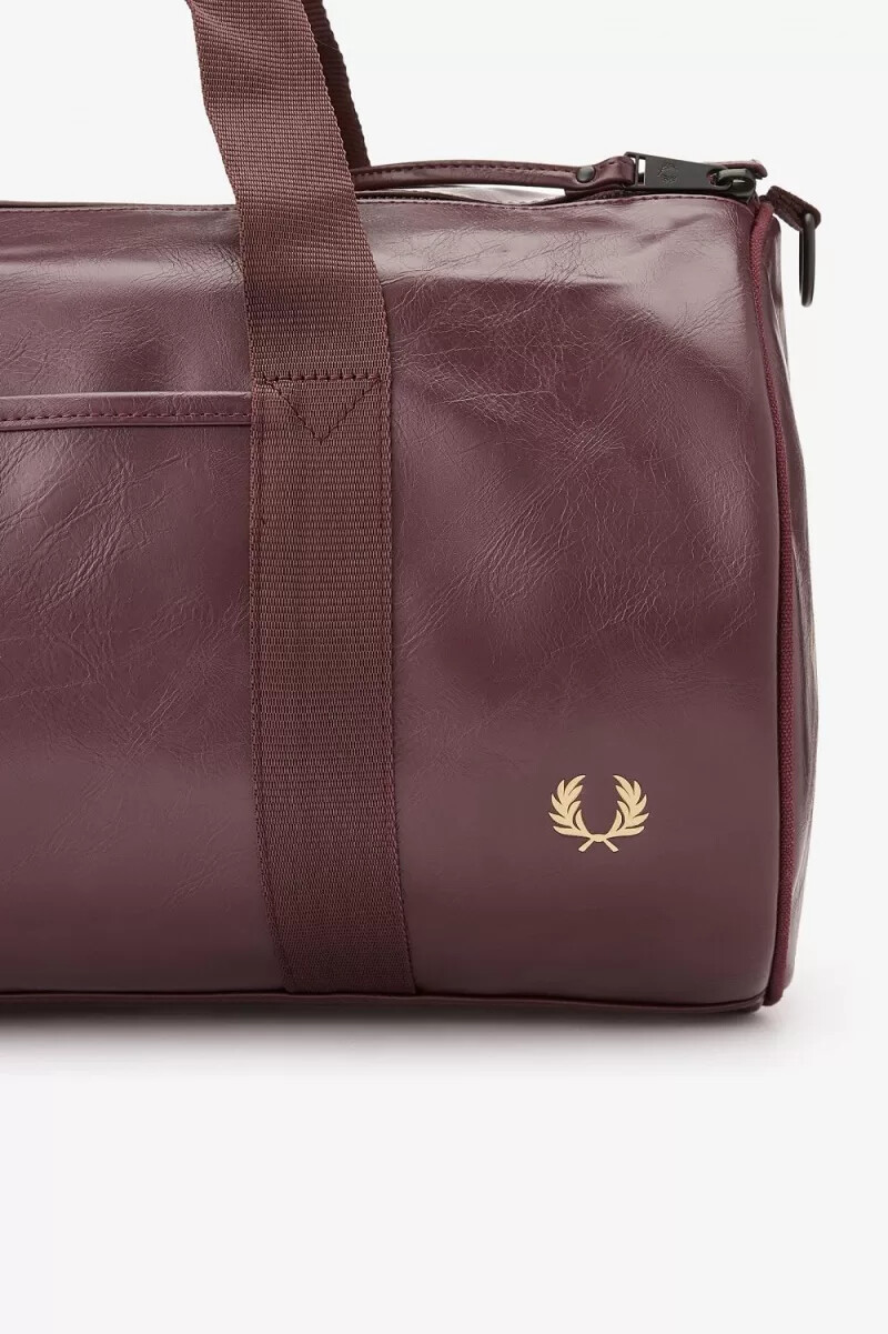 bolsos fred perry tonal barrel para hombre en marrón