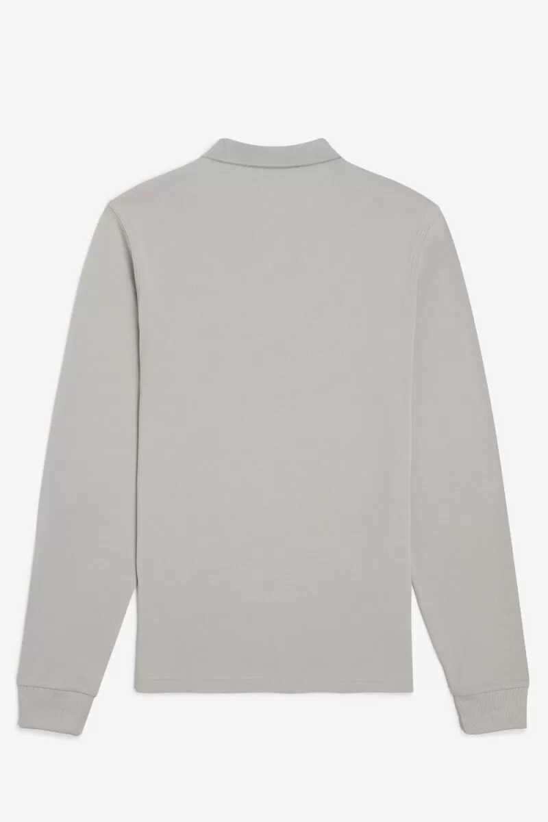 camisa fred perry m6006 para hombre gris
