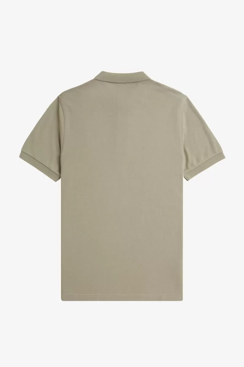 camisa fred perry m6000 para hombre gris cálido rojo oscuro