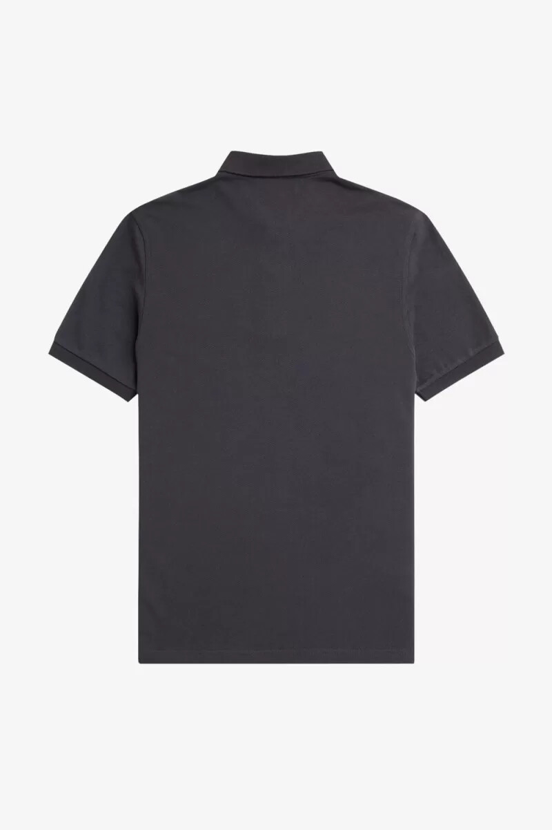 camisa fred perry m6000 para hombre color gris ancla y café oscuro