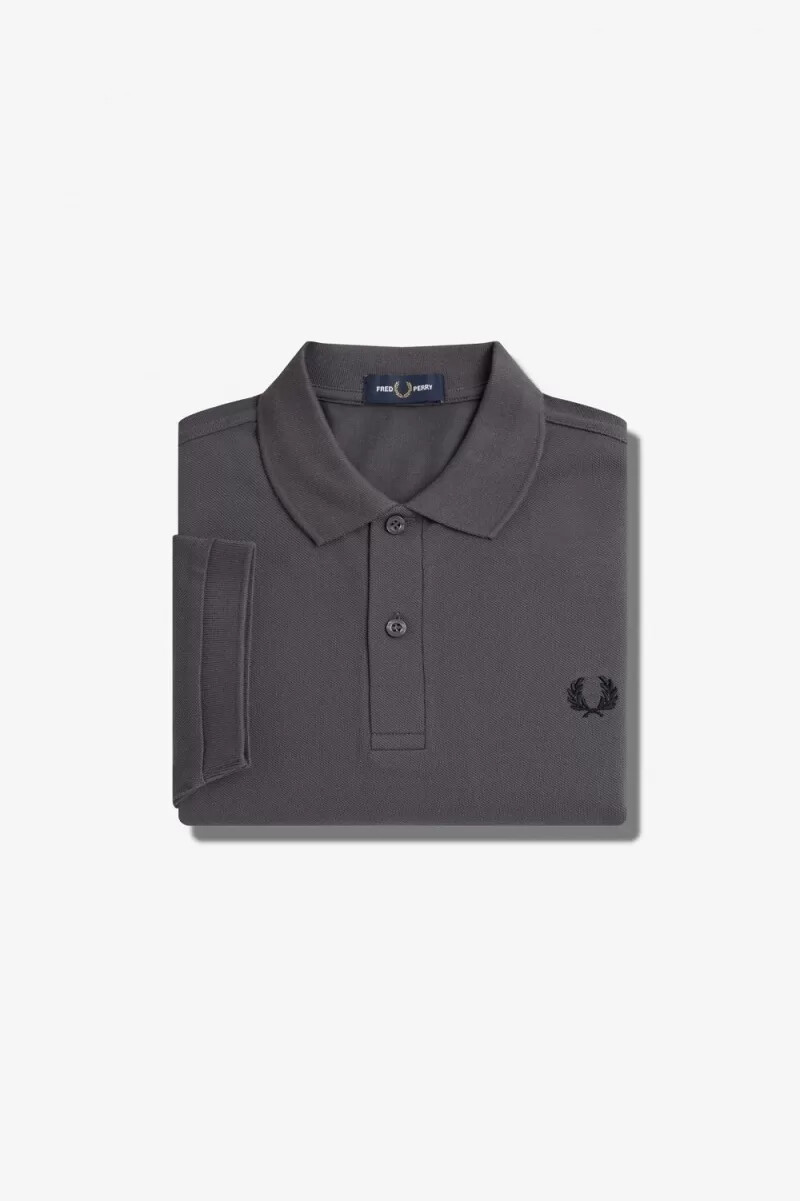 camisa fred perry m6000 para hombre en negro metalizado