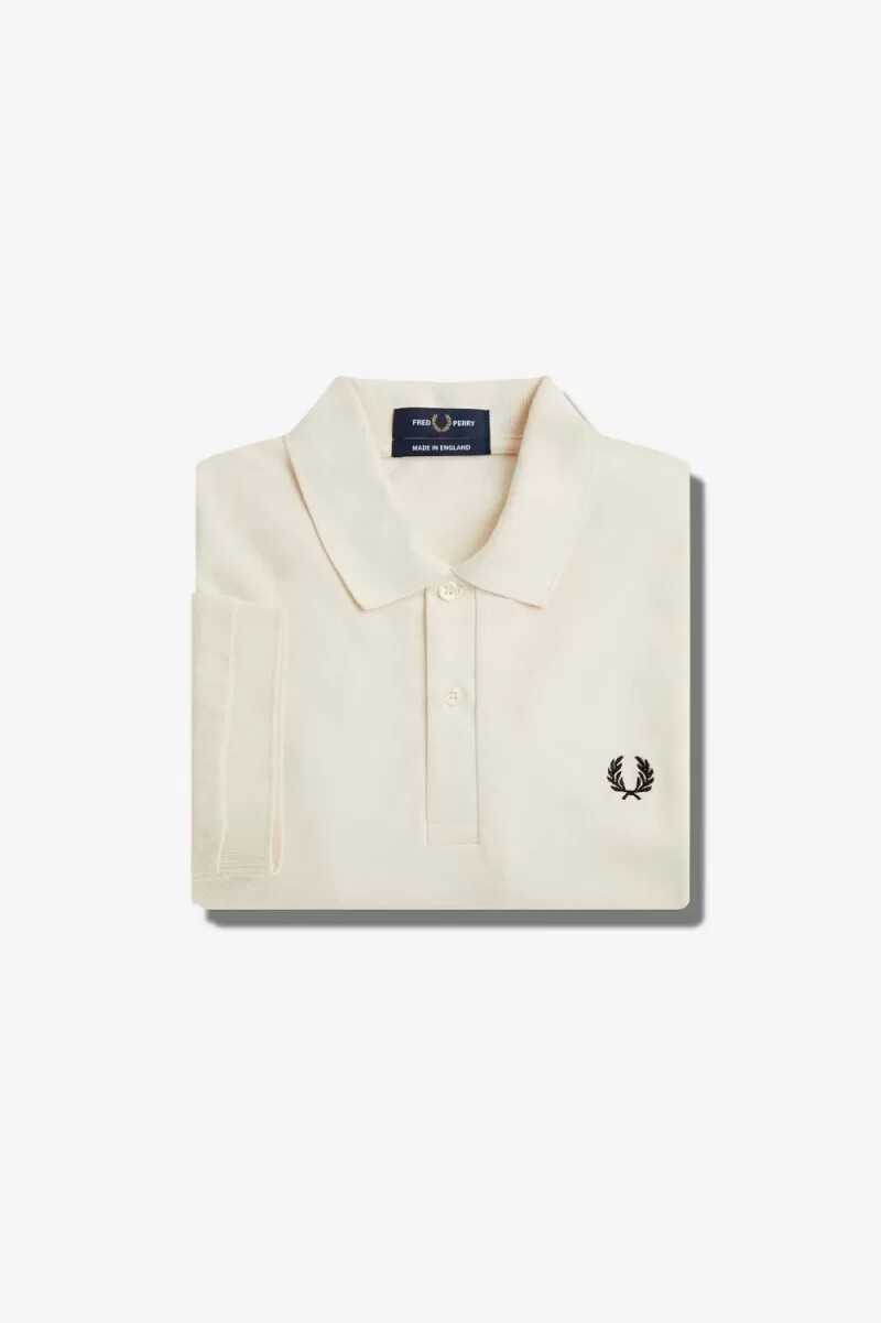 camisa fred perry m3 para hombre beige y negra