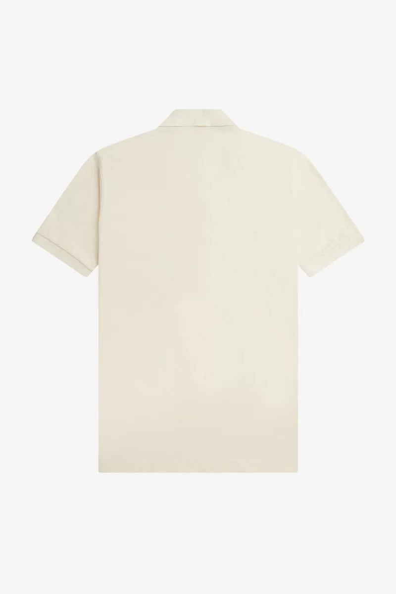 camisa fred perry m3 para hombre beige y negra