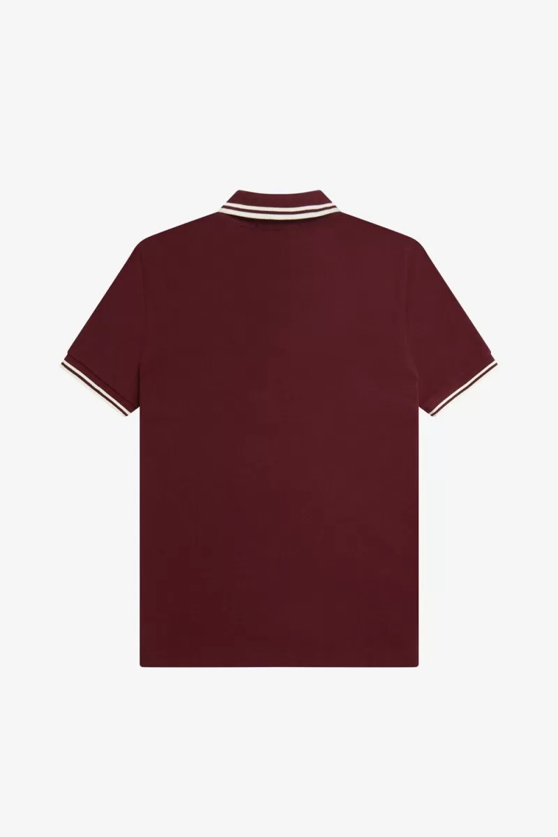 camisa fred perry m3600 para hombre color beige sangre