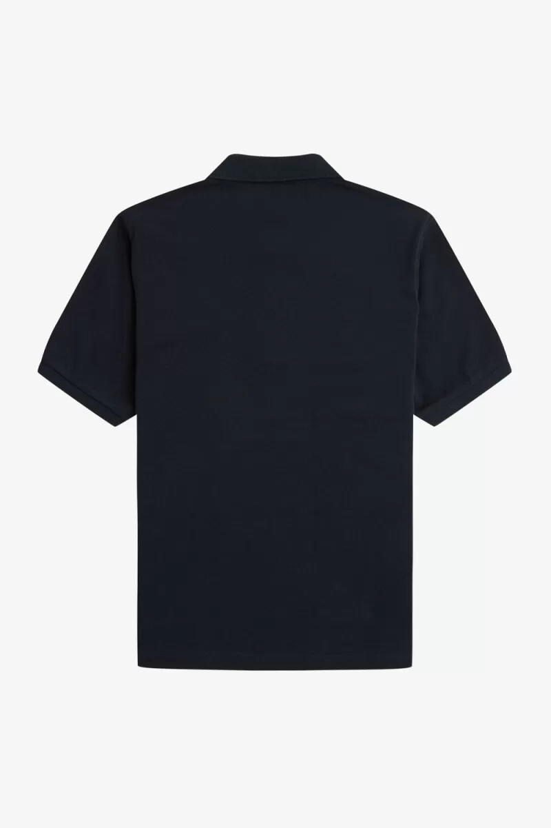 camisa fred perry g6000 para mujer color azul marino y avena
