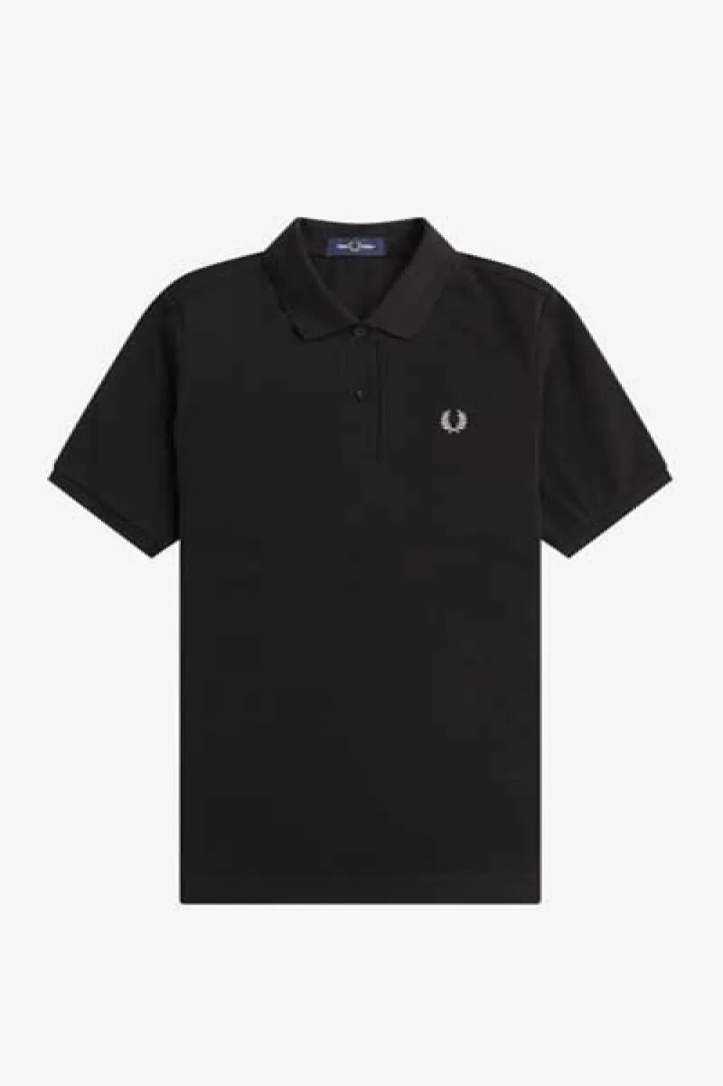 camisa fred perry g6000 para mujer color negro y gris cálido