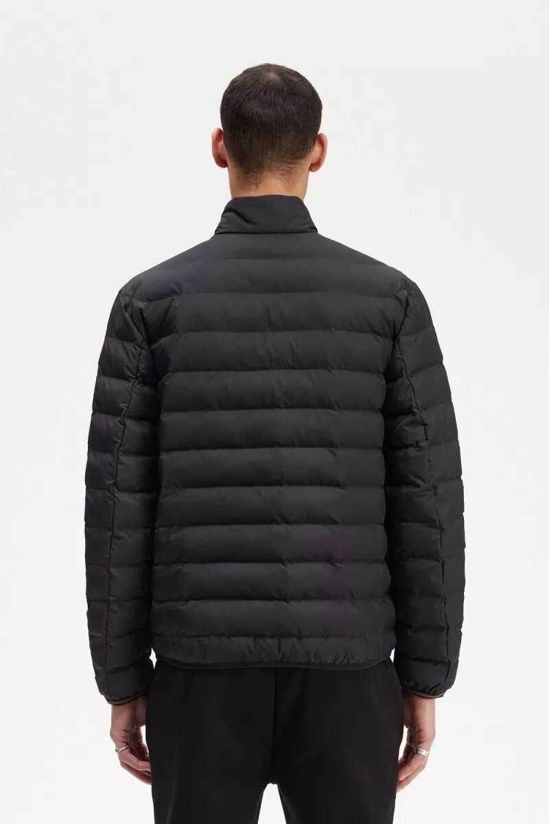 chaquetas aislantes fred perry para hombre color negro