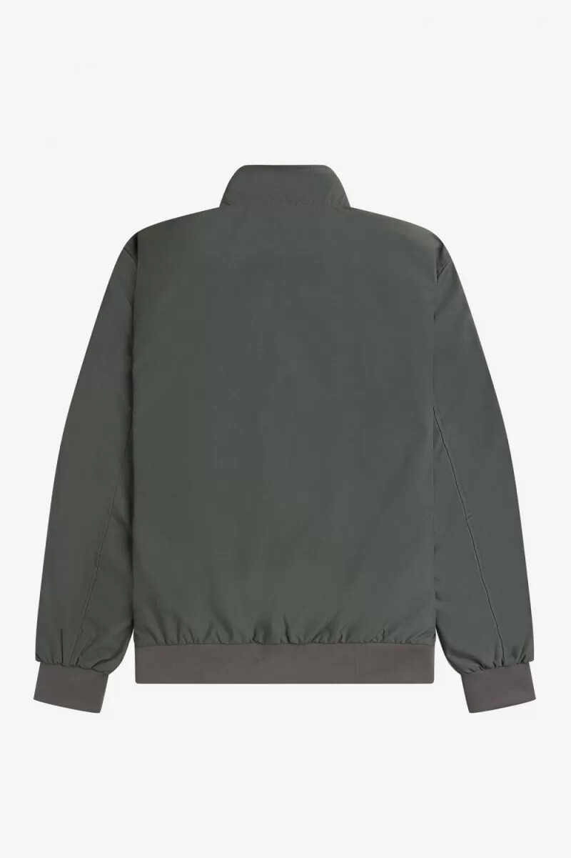chaquetas fred perry brentham para hombre color verde campo
