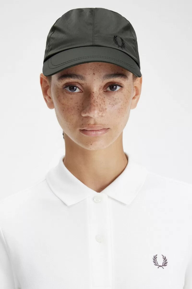 gorras ajustables fred perry para hombre color verde campo