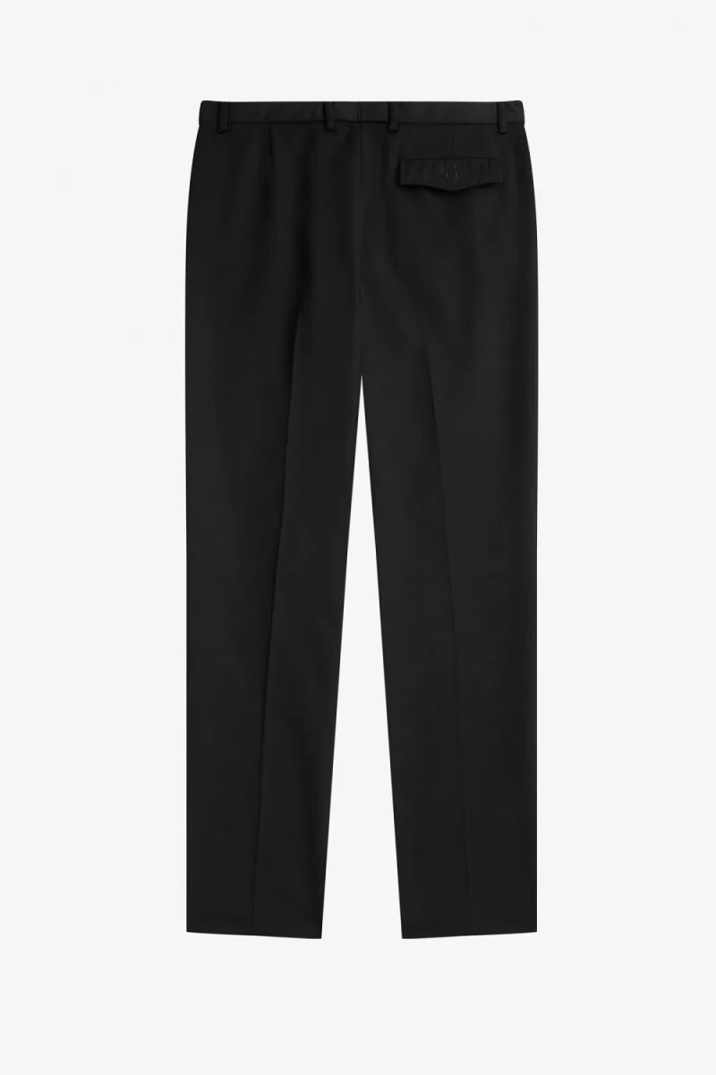 pantalones negros a medida para hombre de fred perry archive