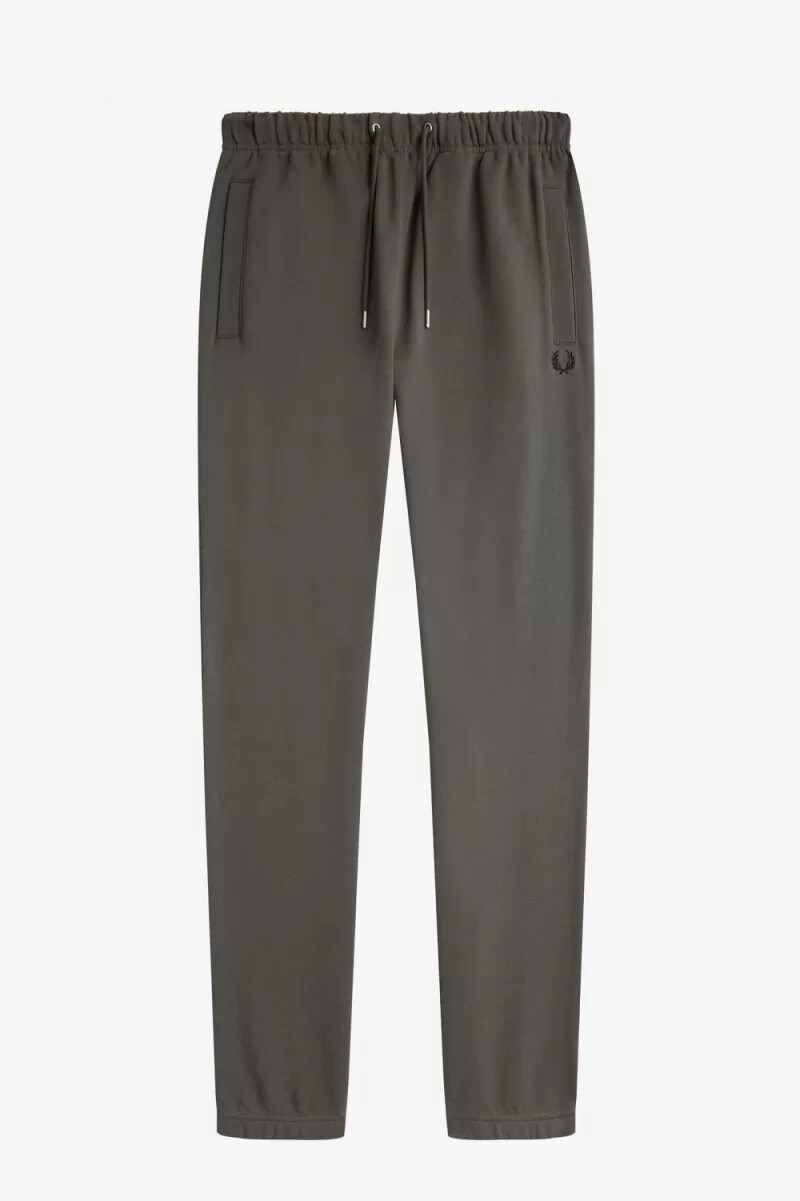 pantalones deportivos fred perry loopback para hombre color verde campo