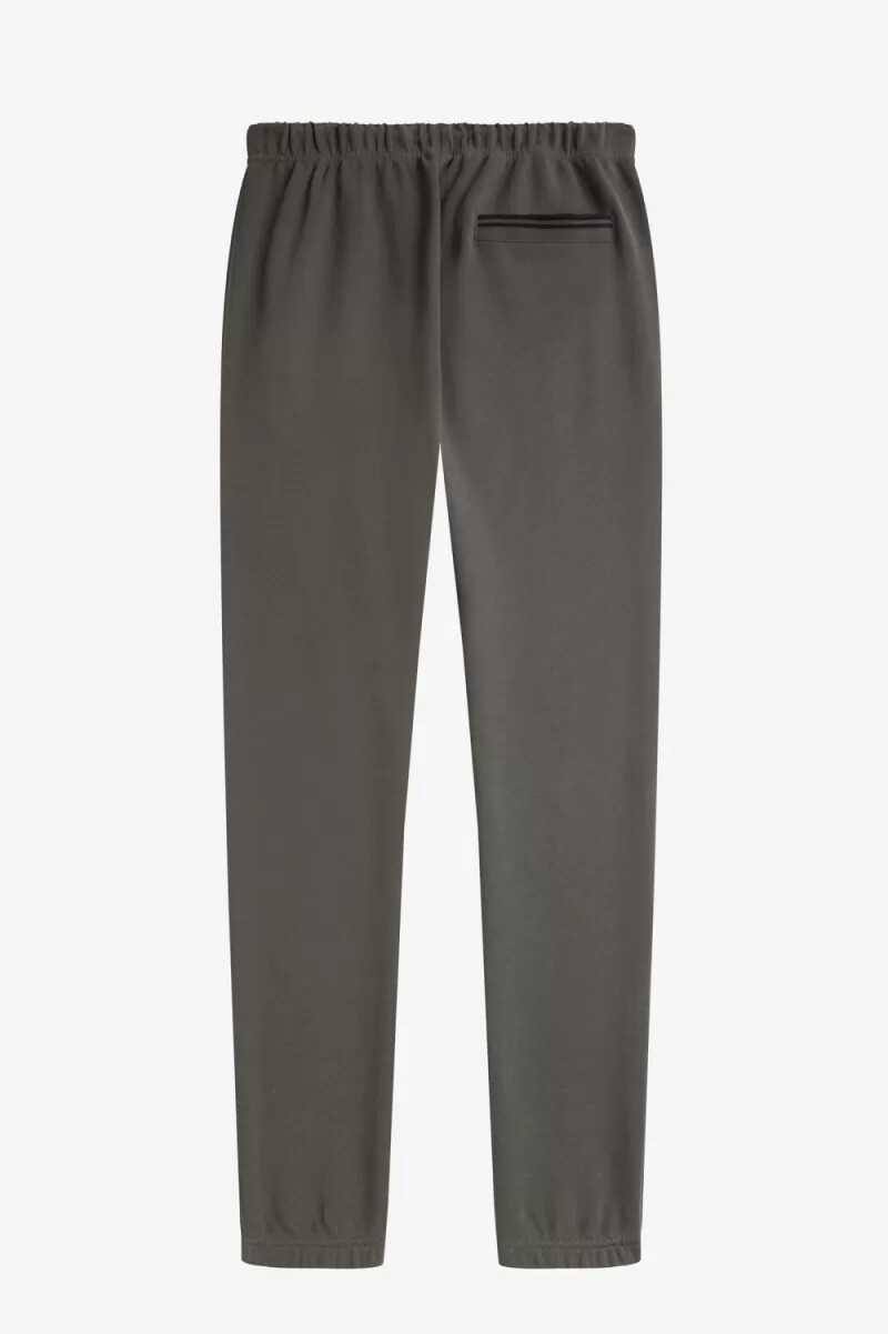 pantalones deportivos fred perry loopback para hombre color verde campo