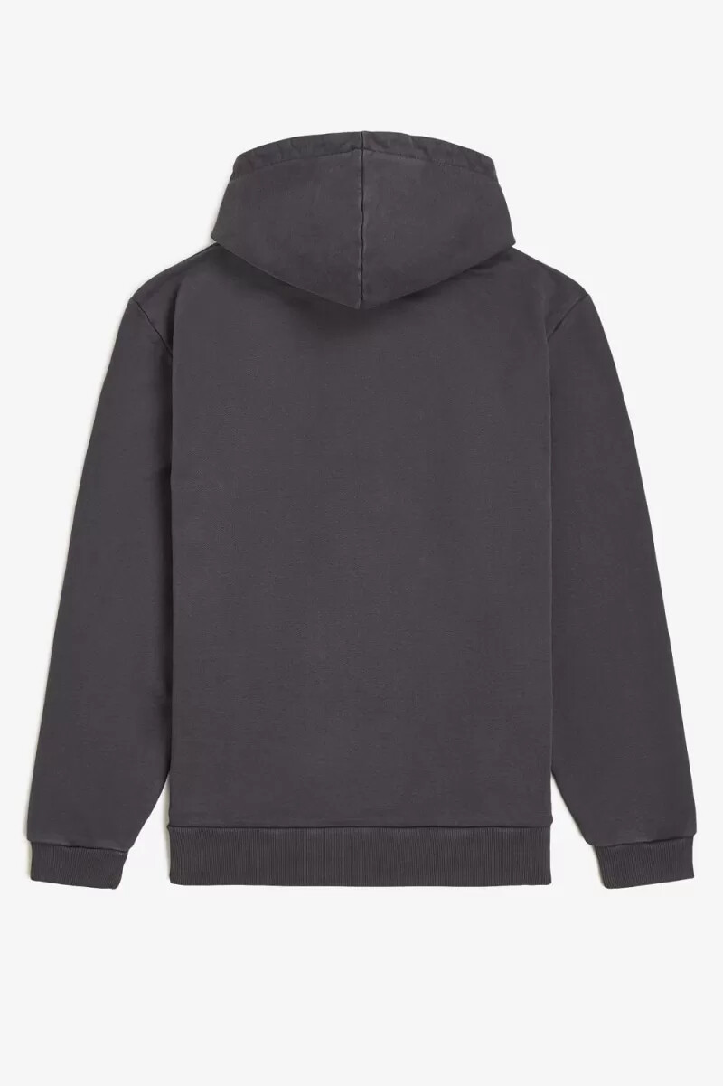 sudadera con capucha fred perry heavyweight para hombre en color bronce