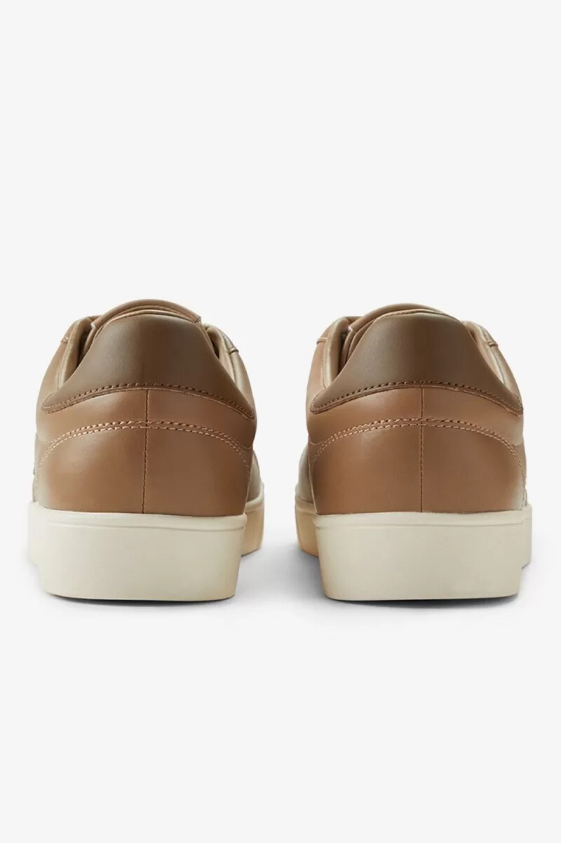 zapatillas de tenis fred perry spencer para hombre color verde y marrón