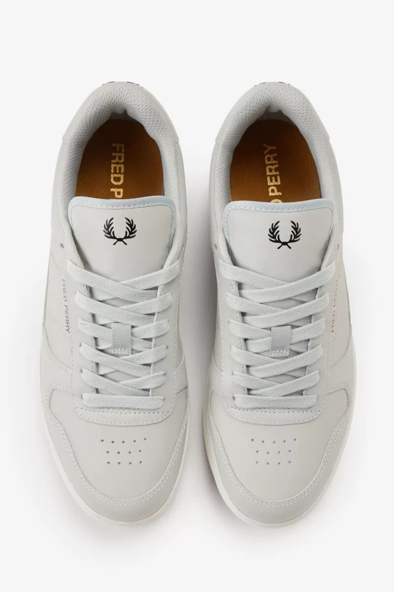 zapatillas de tenis fred perry b300 para hombre color gris y negro