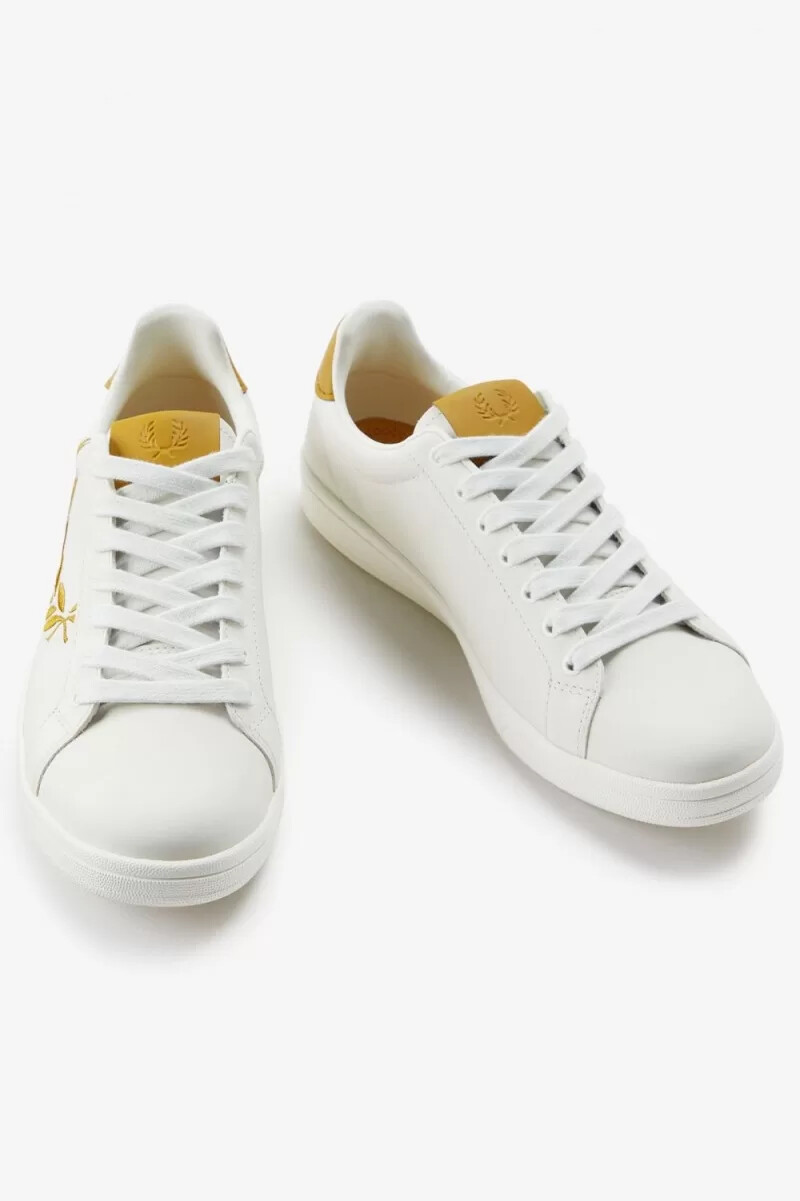 zapatillas de tenis fred perry b721 para hombre color marfil