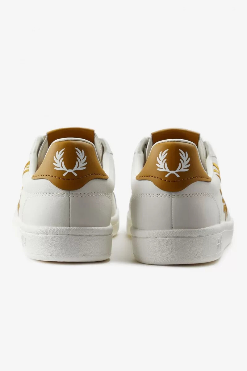 zapatillas de tenis fred perry b721 para hombre color marfil