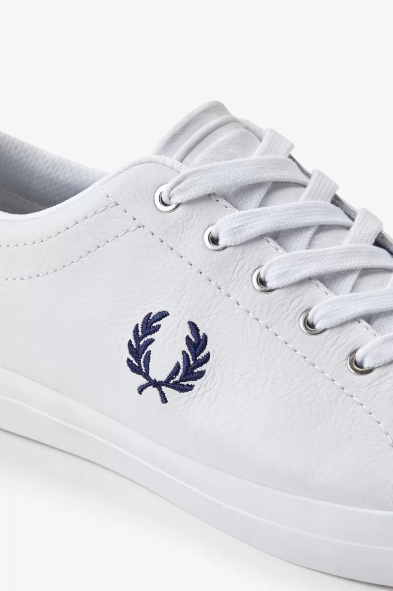 zapatillas de tenis fred perry baseline para hombre blancas
