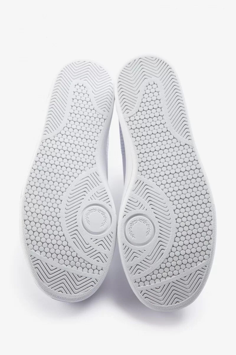 zapatillas de tenis fred perry b721 para hombre color blanco y negro